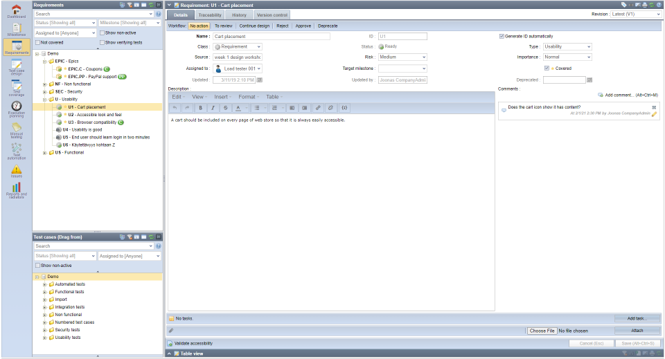 screenshot of Meliora Testlab
